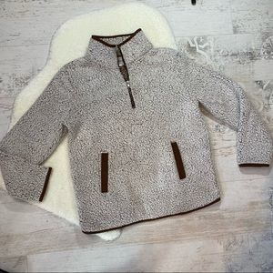 Olive and Oak Fuzzy 1/4 Zip Pullover